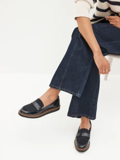 Bleu marine - Mocassins Brogue Forever Comfort®