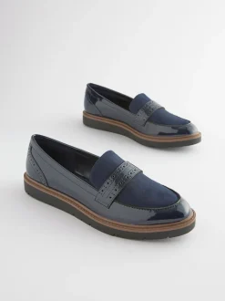 Bleu marine - Mocassins Brogue Forever Comfort®