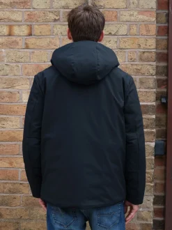 Bleu marine - Parka ThermoGen avec doublure en peau de mouton