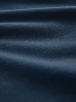 Bleu marine - Polo à col intelligent Manches courtes