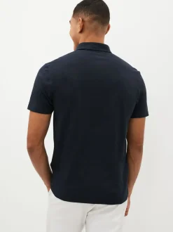 Bleu marine - Polo à manches courtes