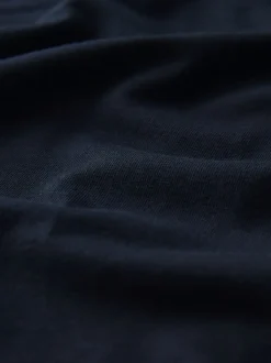 Bleu marine - Polo à manches courtes