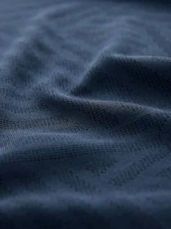 Bleu marine - Polos de golf Active Jacquard