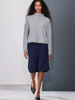 Bleu marine - Short long élégant