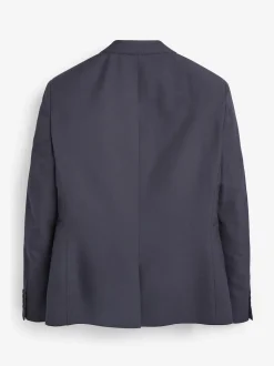 Bleu marine - Skinny Fit (Skinny Fit) - Veste de costume à deux boutons