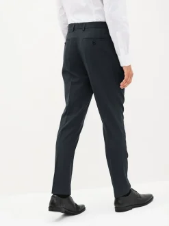 Bleu marine - Slim Fit (Slim Fit) - Pantalon intelligent stretch