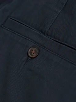 Bleu marine - Slim Fit (Slim Fit) - Short chino stretch