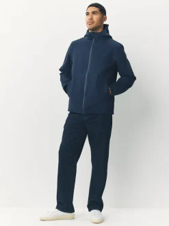 Bleu marine - Veste à capuche imperméable DryTech