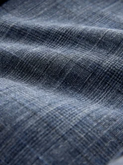 Bleu marine - Veste de costume à carreaux Coupe classique