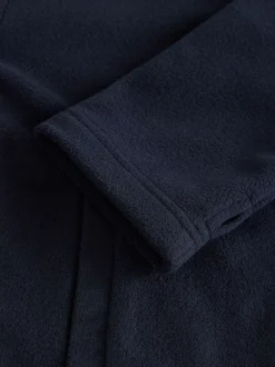 Bleu marine - Veste polaire zippée avec poches (3-16ans)