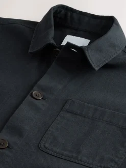 Bleu marine - Veste-chemise Chore Twill