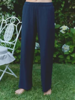 Bleu marine foncé - Pantalon Laura Ashley Lounge en maille
