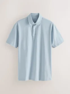 Bleu marine géométrique - Polo en jersey Manches courtes 3 Pack