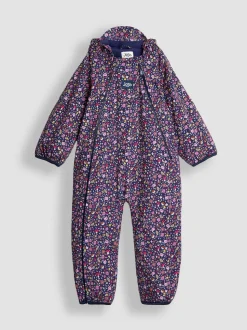 Bleu marine hérisson - Costume JoJo Maman Bébé imperméable doublé de Polaires