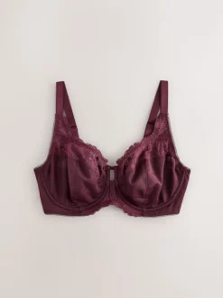 Bleu marine/baie/rose - LotDD de soutiens-gorge à armatures à armatures sans rembourrage en dentelle 3