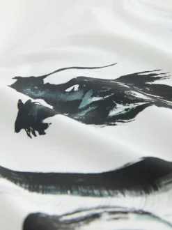 Bleu marine/Blanc Écru/Bleu canard - Ajustement régulier - T-shirt Graphic Imprimé 3 Pack