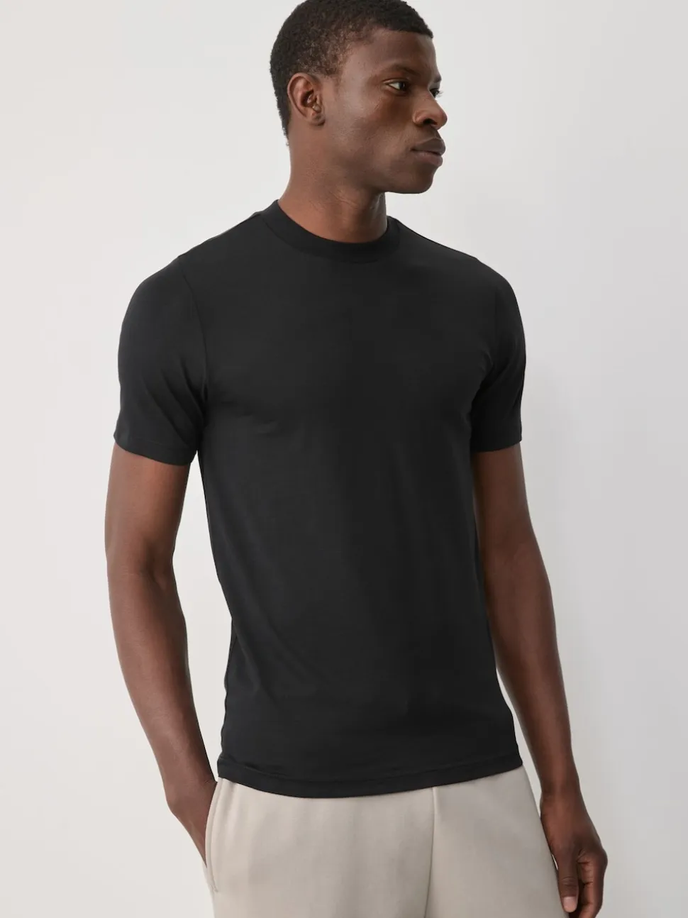 Bleu marine/blanc/noir - Lot de 3 t-shirts Muscle Fit Essential