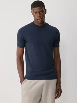 Bleu marine/blanc/noir - Lot de 3 t-shirts Muscle Fit Essential