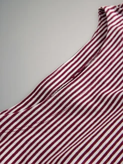 Bleu marine/blanc/rayure - The Set lot de 3 t-shirts épais à col bateau