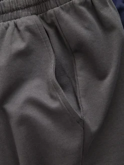 Bleu marine/gris/noir - Lot de 3 shorts Loopback doux au toucher