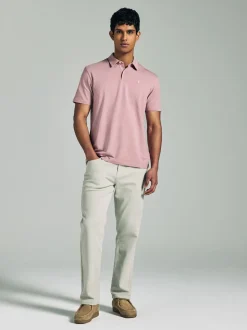 Bleu marine/gris/rose - Polo en jersey Manches courtes 3 Pack