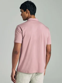 Bleu marine/gris/rose - Polo en jersey Manches courtes 3 Pack