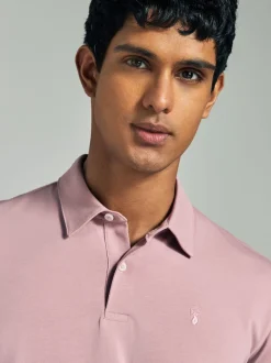 Bleu marine/gris/rose - Polo en jersey Manches courtes 3 Pack