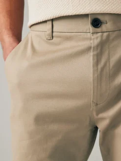 Bleu marine/pierre - Slim Fit (Slim Fit) - Pantalon chino extensible 2 Pack