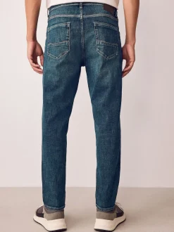 Bleu millésime - Coupe fuselée régulière - extensible Denim Jeans