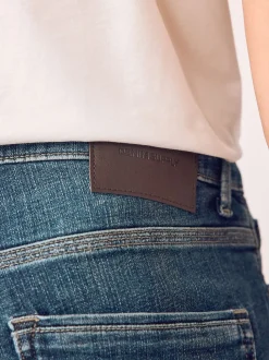 Bleu millésime - Coupe fuselée régulière - extensible Denim Jeans