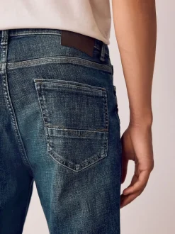 Bleu millésime - Coupe fuselée régulière - extensible Denim Jeans