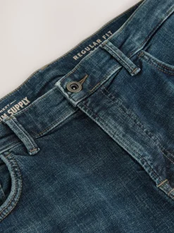 Bleu millésime - Coupe fuselée régulière - extensible Denim Jeans