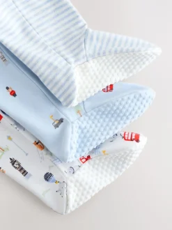 Bleu motif Londres - Combinaisons de nuit pour bébé 3 Pack (0-2ans)