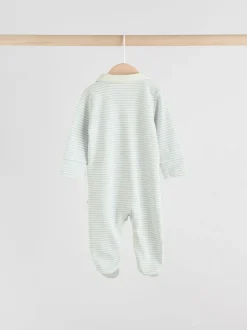 Bleu motif Londres - Combinaisons de nuit pour bébé 3 Pack (0-2ans)