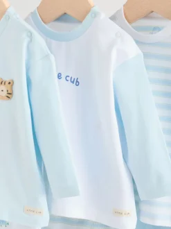 Bleu motif safari - Ensemble 6 Pieces Haut & Leggings BÉBÉ (0mois-3ans)