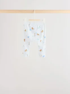 Bleu motif safari - Ensemble 6 Pieces Haut & Leggings BÉBÉ (0mois-3ans)