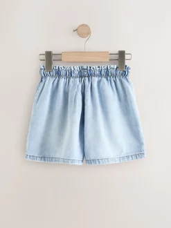 Bleu moyen - 100% Coton Denim Shorts 2 Lot (3-16ans)