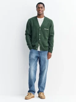 Bleu moyen - Ajustement droit - extensible Denim Jeans