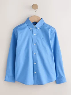 Bleu moyen - Chemise Oxford (3-16ans)