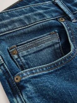 Bleu moyen - Coupe ample - extensible Denim Jeans