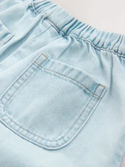 Bleu moyen - Jean barrel Pullon (3mois à7ans)