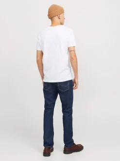 Bleu moyen - Jean slim JACK & JONES Glenn
