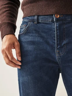 Bleu moyen - Jean stretch classique