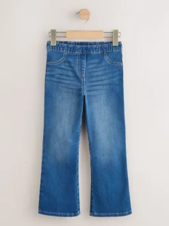 Bleu moyen - Jean évasé Pullon (3-16ans)