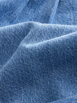 Bleu moyen - Jeans à jambes larges (6-16ans)