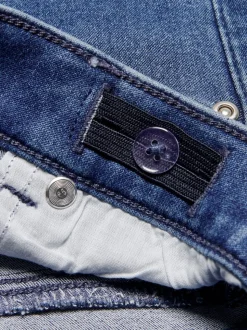 Bleu moyen - Jeans de jambe évasée ONLY KIDS avec taille ajustable