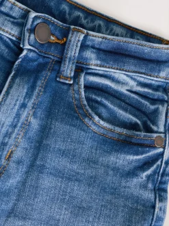 Bleu moyen - Jeans extensibles (3-17yrs)