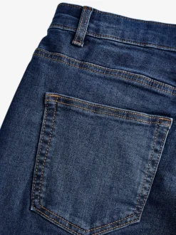 Bleu moyen - Jeansextensible classique coupe fuselée régulière