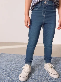 Bleu moyen - Jegging extensible (3-16ans)