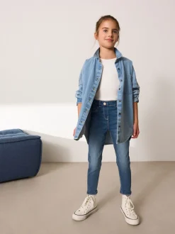 Bleu moyen - Jegging extensible (3-16ans)